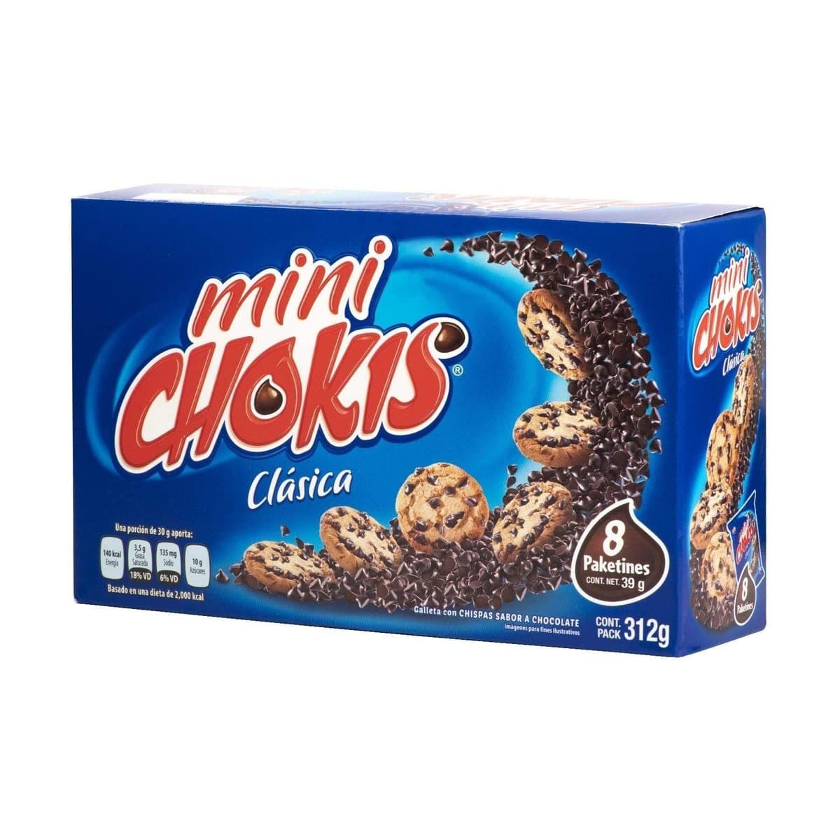 Galletas con Chispas de Chocolate Gamesa Mini Chokis 8 uds Galletas con Chispas de Chocolate Gamesa Mini Chokis 8 uds