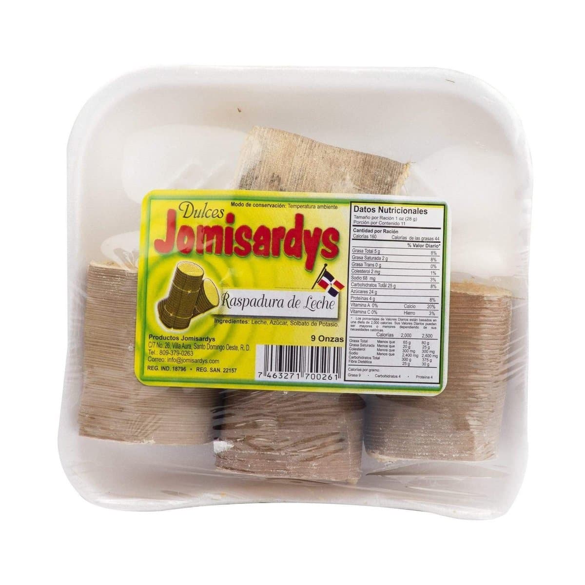 Raspadura De Leche Jomisardy 9 Oz Raspadura De Leche Jomisardy 9 Oz