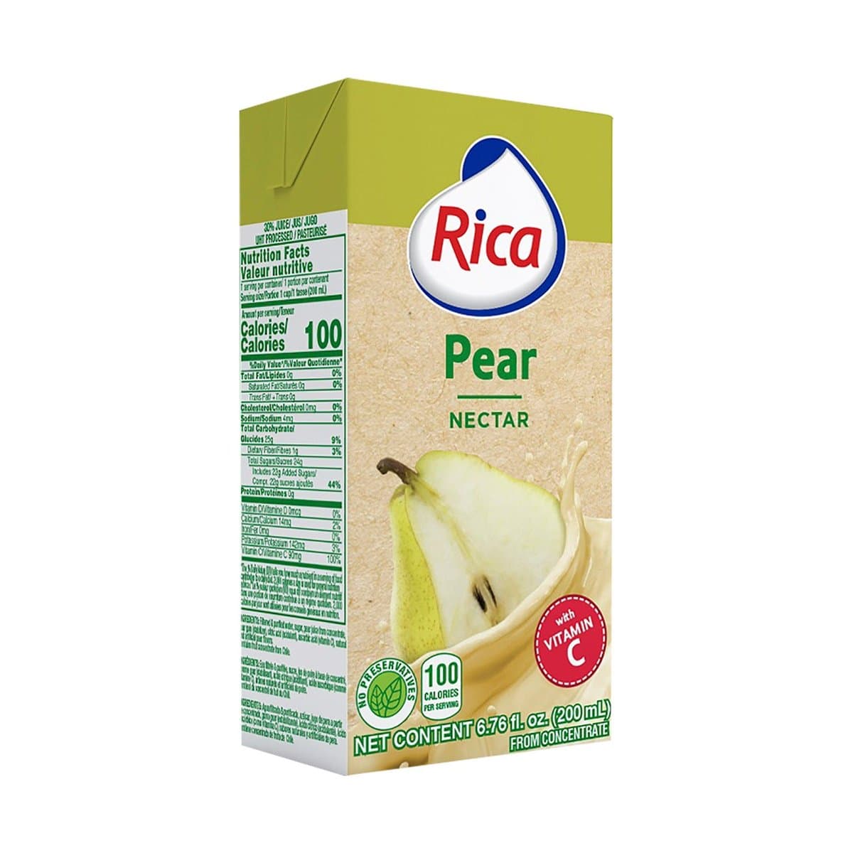 Jugo Nectár de Pera Rica 200ml Jugo Nectár de Pera Rica 200ml