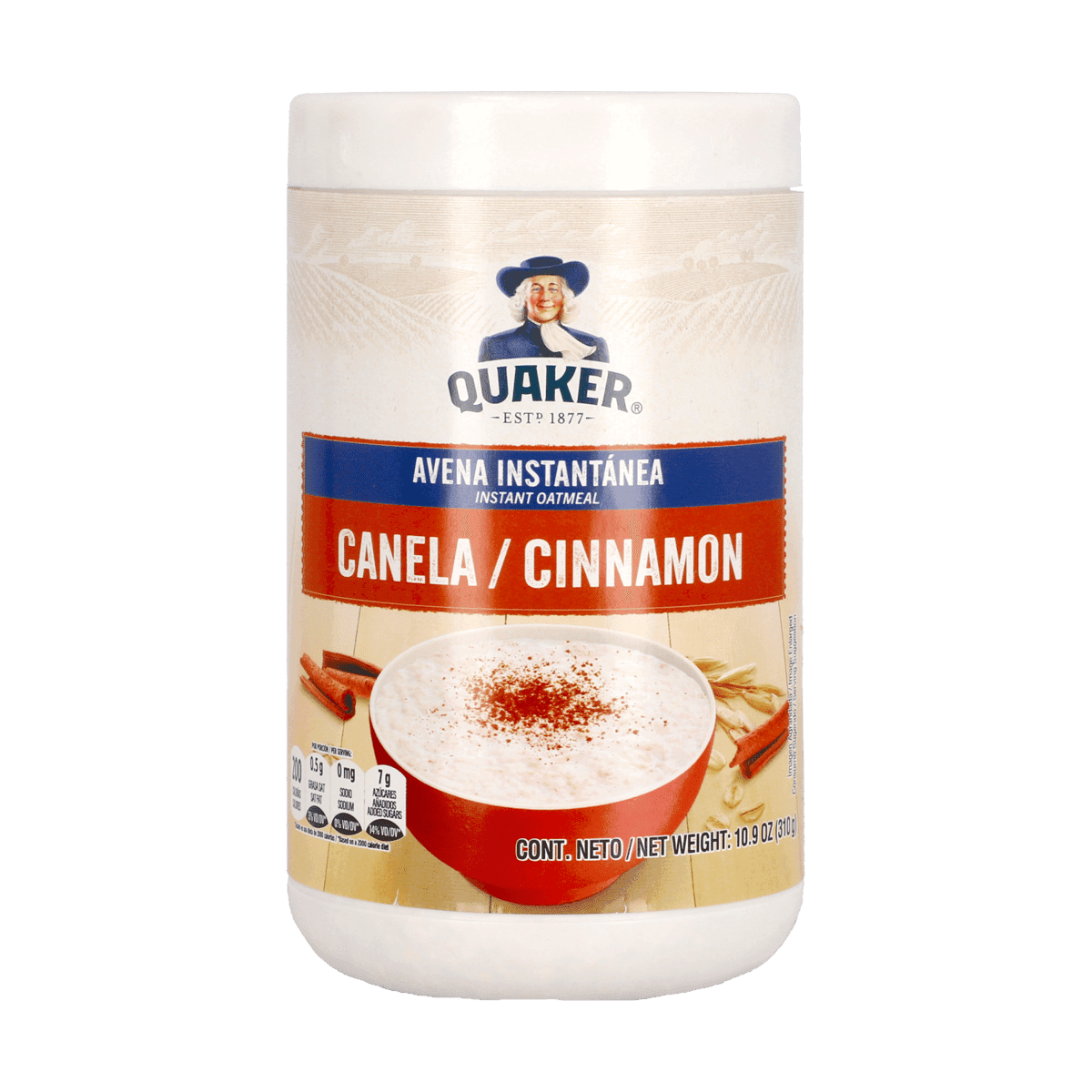 Avena Instantánea con Canela QUAKER 310 g Avena Instantánea con Canela QUAKER 310 g
