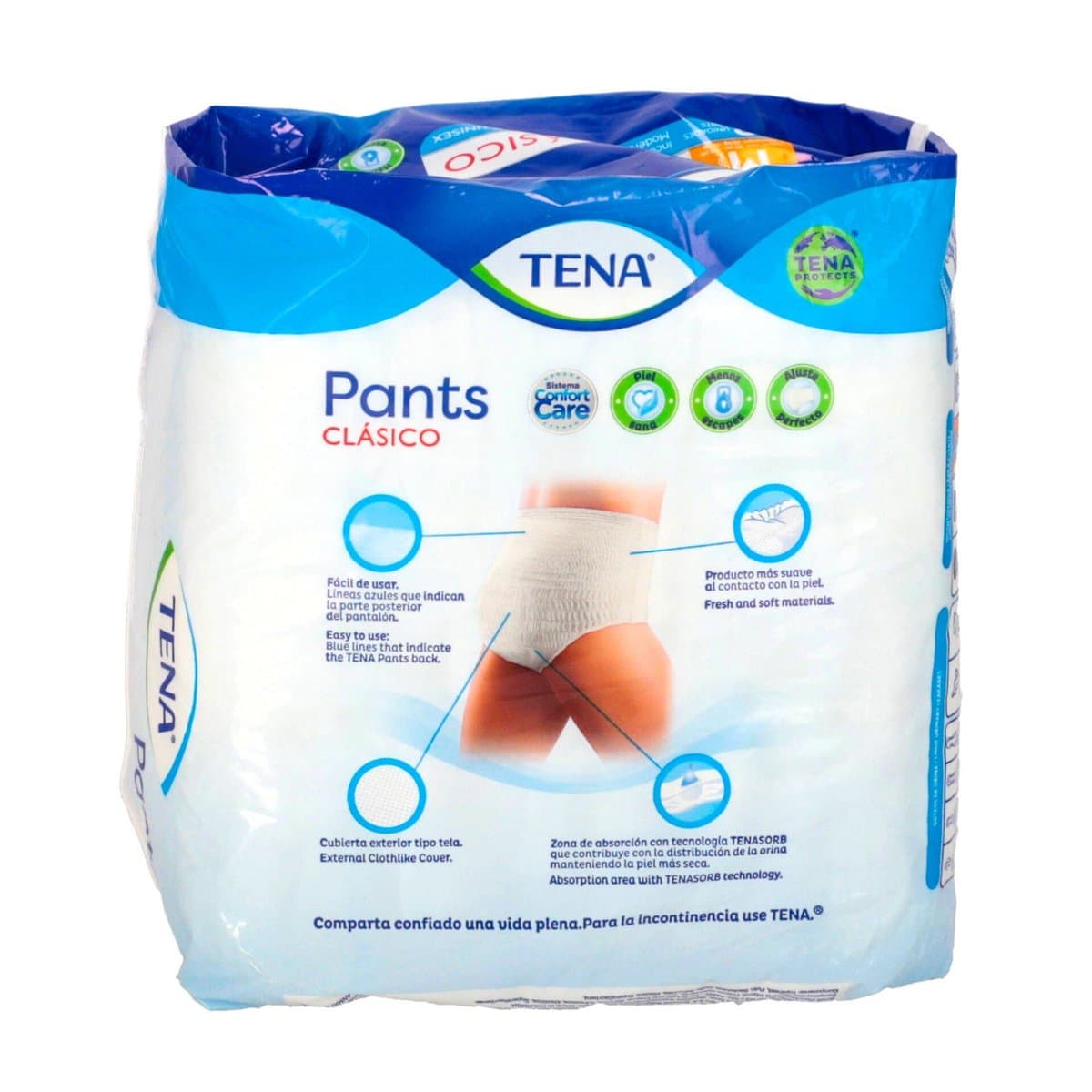 Pañales Tena Panty Clásico Medium 8 Unidades Pañales Tena Panty Clásico Medium 8 Unidades
