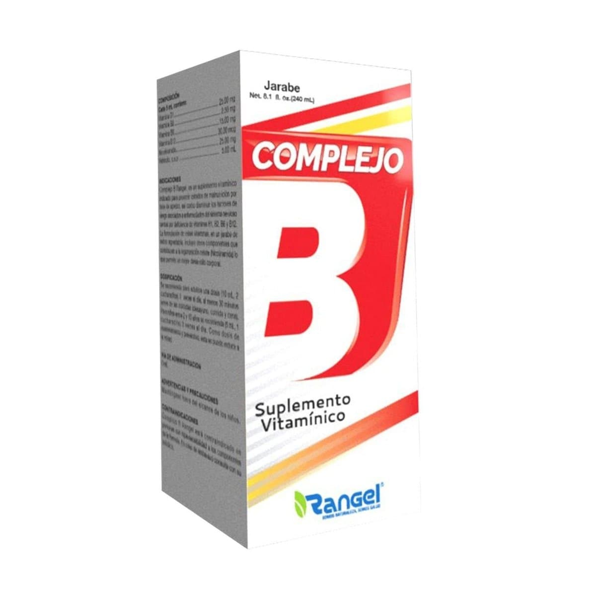 Jarabe Complejo B Rangel 240 mL Jarabe Complejo B Rangel 240 mL