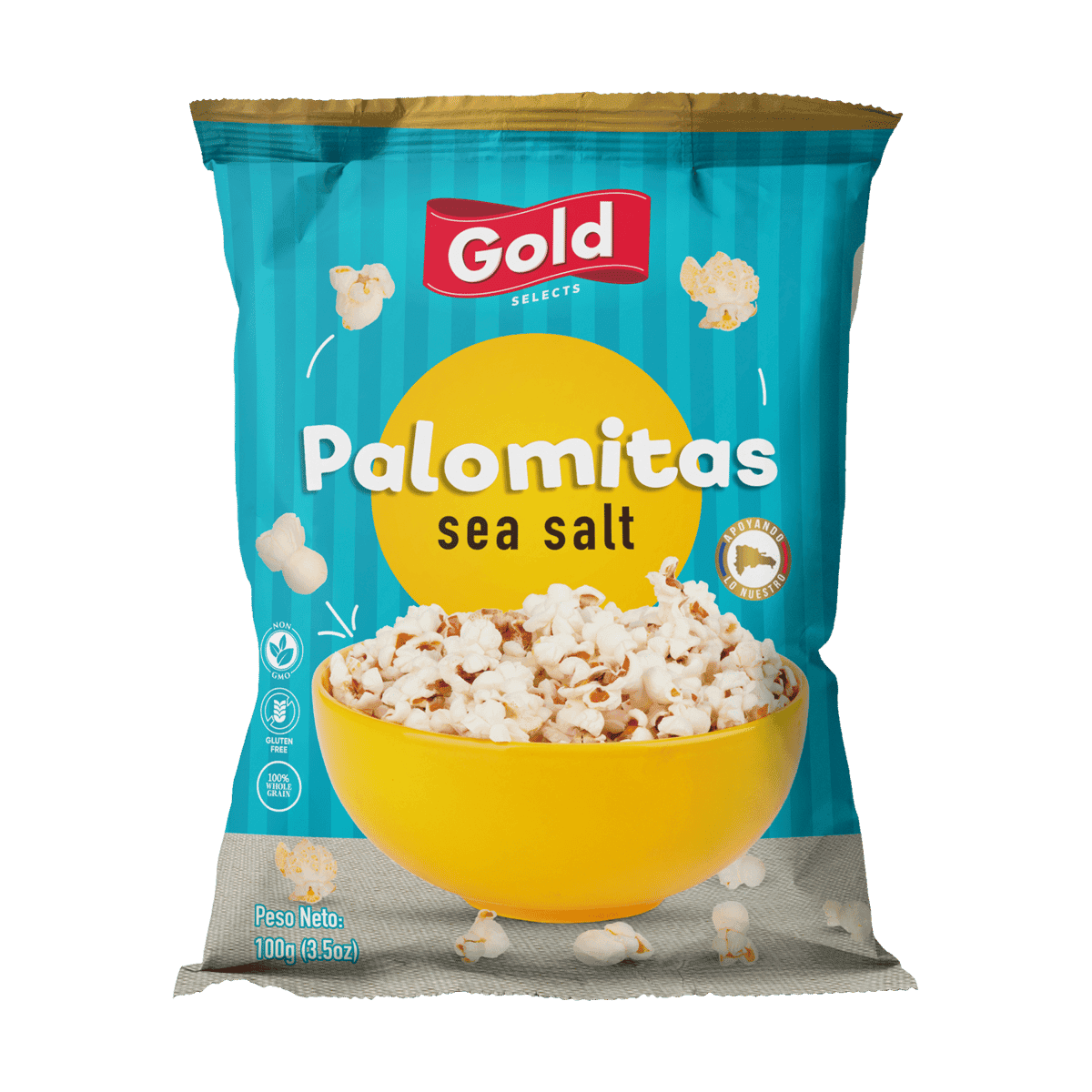 Palomitas Gold de Maíz Sabor Sea Salt 100 Gramos Palomitas Gold de Maíz Sabor Sea Salt 100 Gramos
