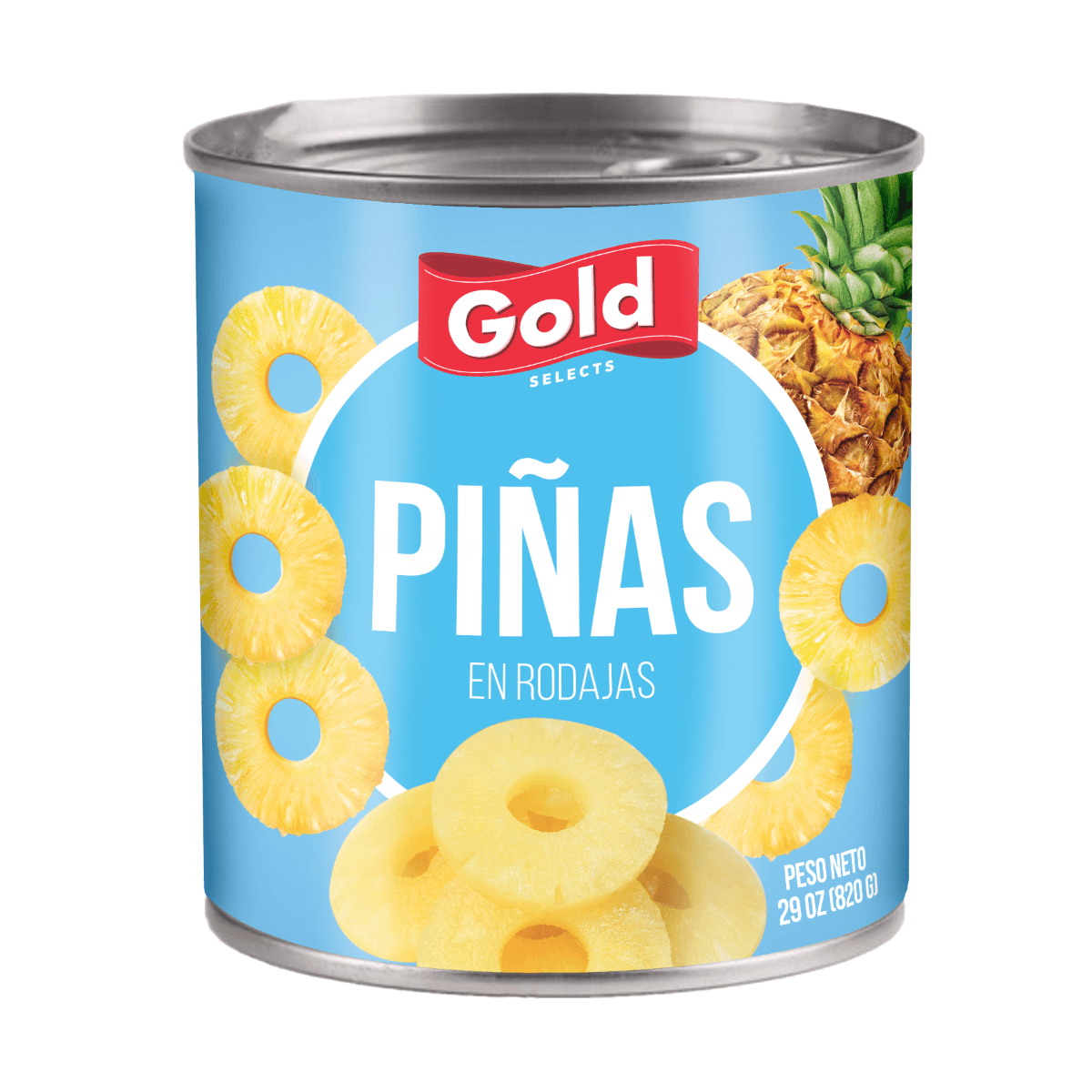 Pina en Rodaja Gold Selects 820g Pina en Rodaja Gold Selects 820g