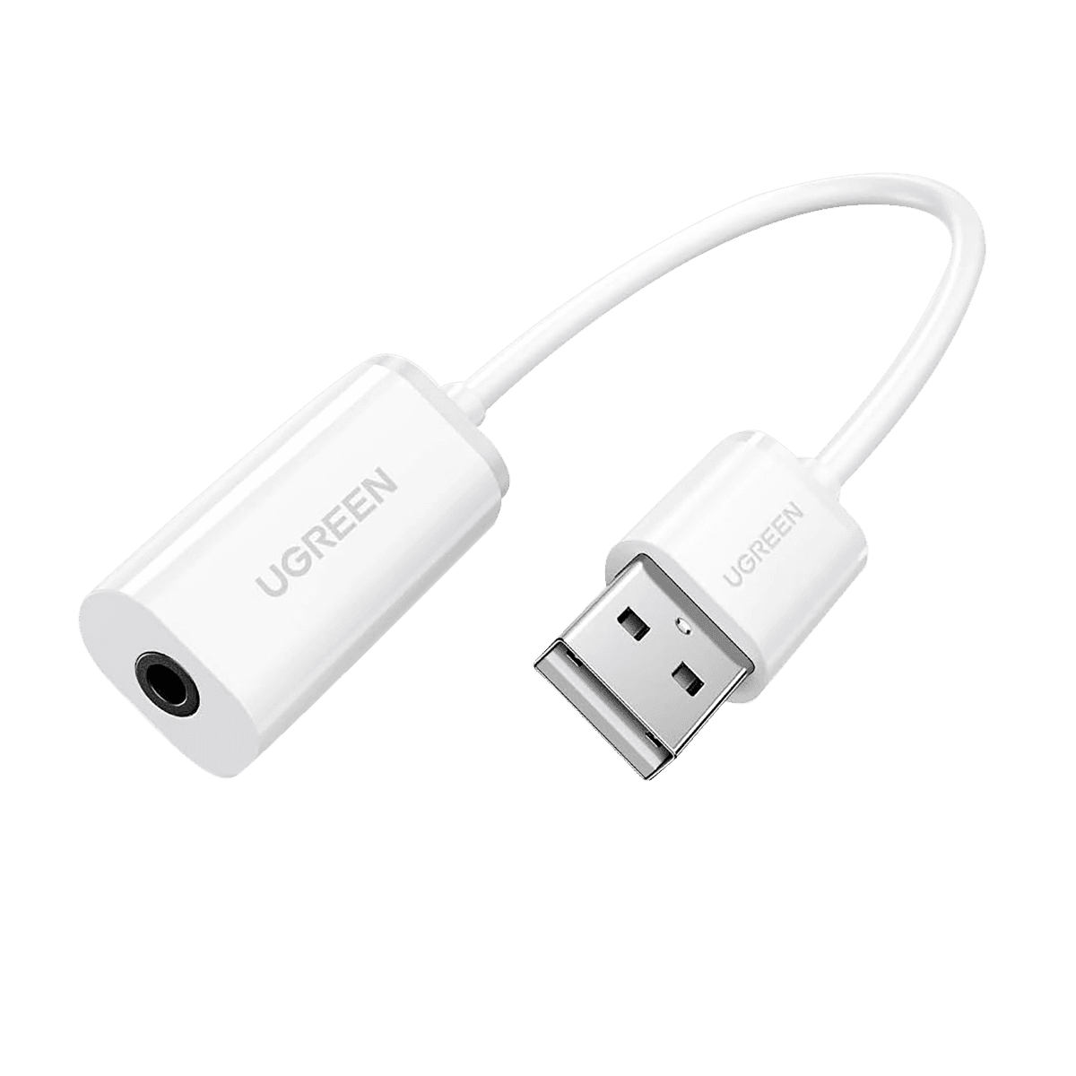 Adaptador de Sonido USB Externo de 3,5 mm USB a Auriculares Ugreen M/30712 Adaptador de Sonido USB Externo de 3,5 mm USB a Auriculares Ugreen M/30712