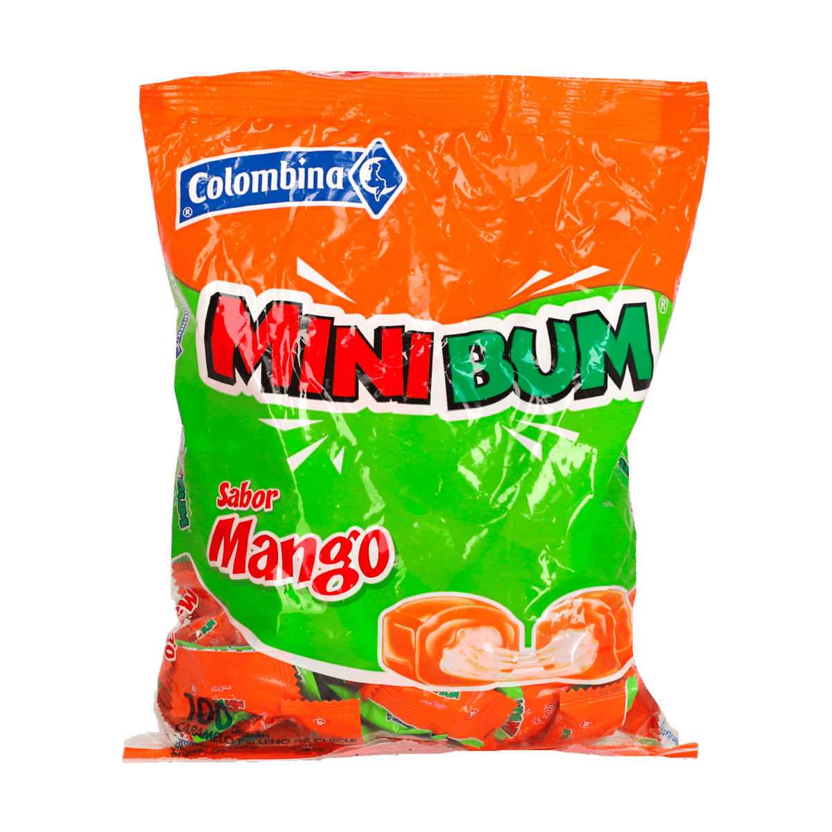 Menta Colombina Minibum Sabor A Mango 100 Unidades Menta Colombina Minibum Sabor A Mango 100 Unidades