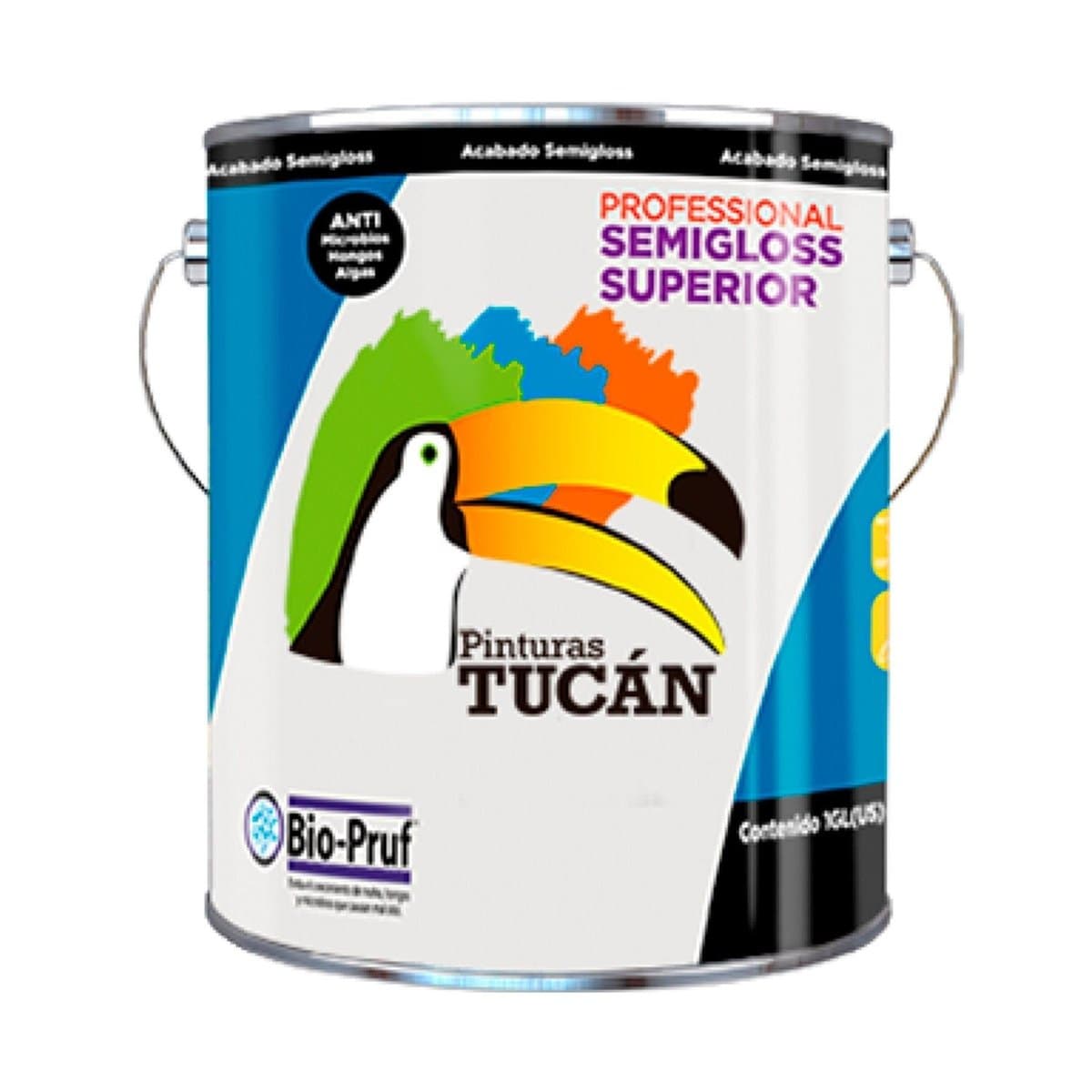Pintura Tucán Línea Profesional Semigloss Superior 1 Galón Pintura Tucán Línea Profesional Semigloss Superior 1 Galón