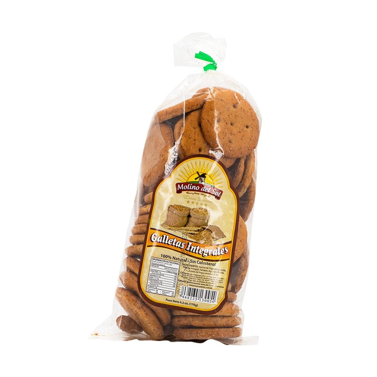 Galletas Integrales Molino Del Sol 176 g Galletas Integrales Molino Del Sol 176 g