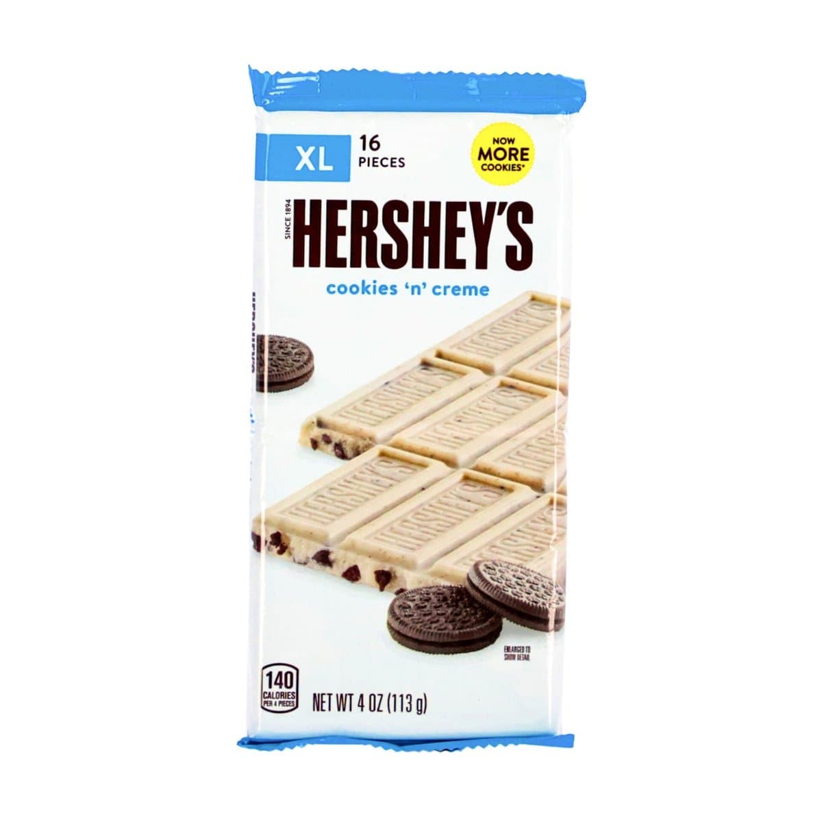 Chocolates Cookies ´N´ Creme XL Hershey's 113g Chocolates Cookies ´N´ Creme XL Hershey's 113g