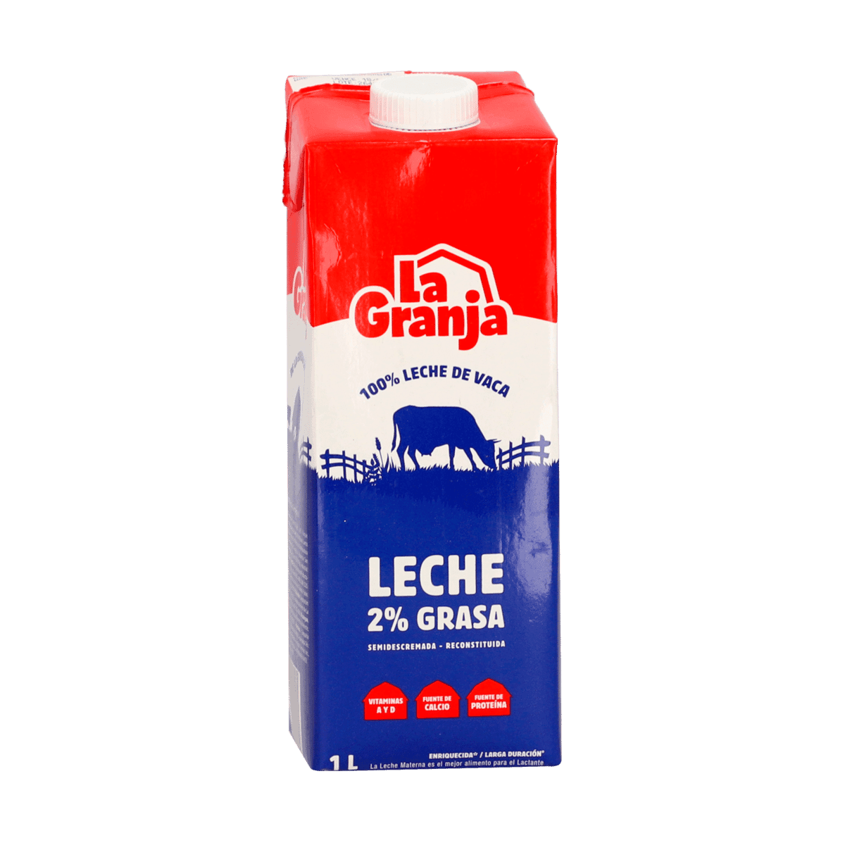 Leche La Granja 2% Grasa 1 Lt Leche La Granja 2% Grasa 1 Lt