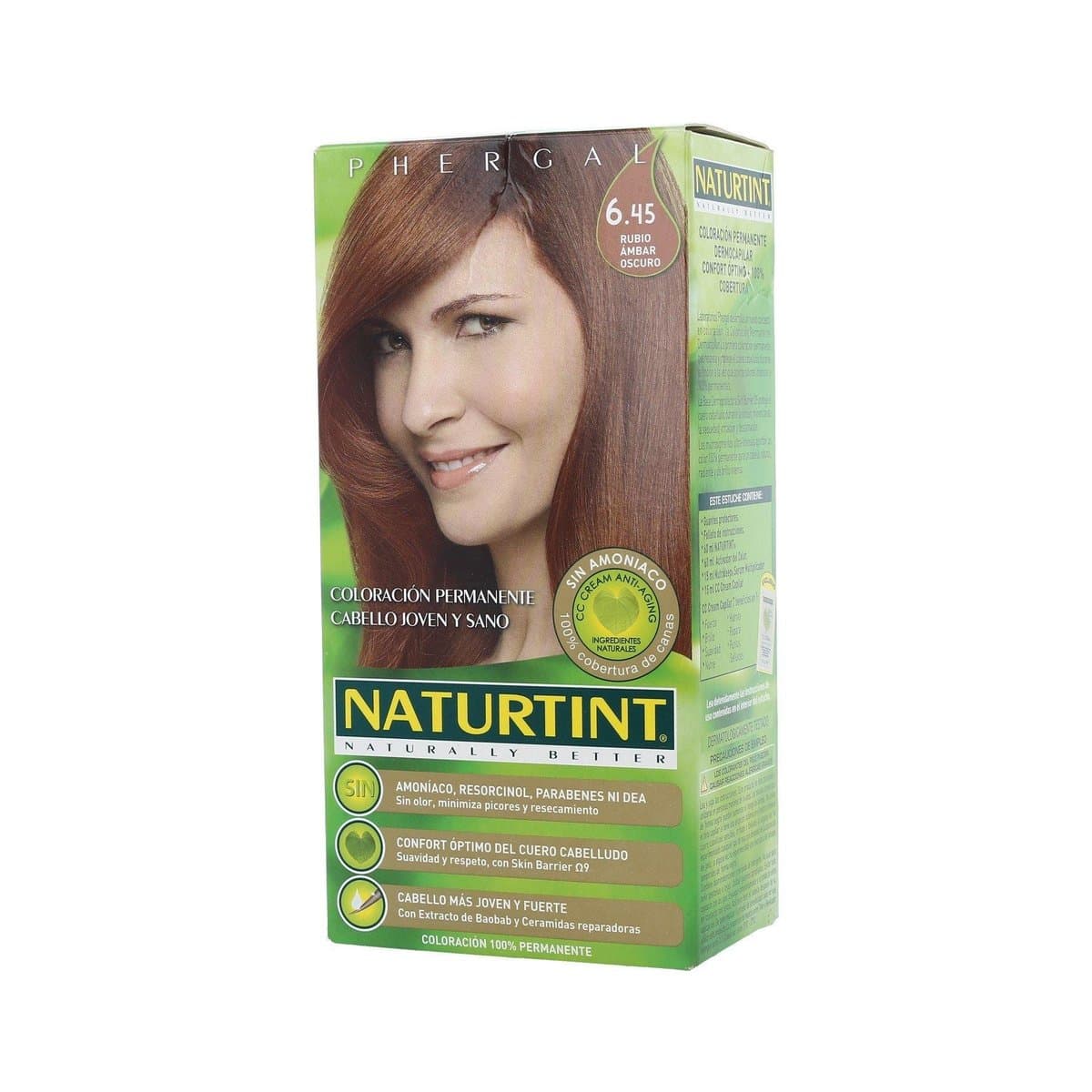 Tinte Naturtint Coloración Permanente 6.45 Rubio Ámbar Oscuro Tinte Naturtint Coloración Permanente 6.45 Rubio Ámbar Oscuro