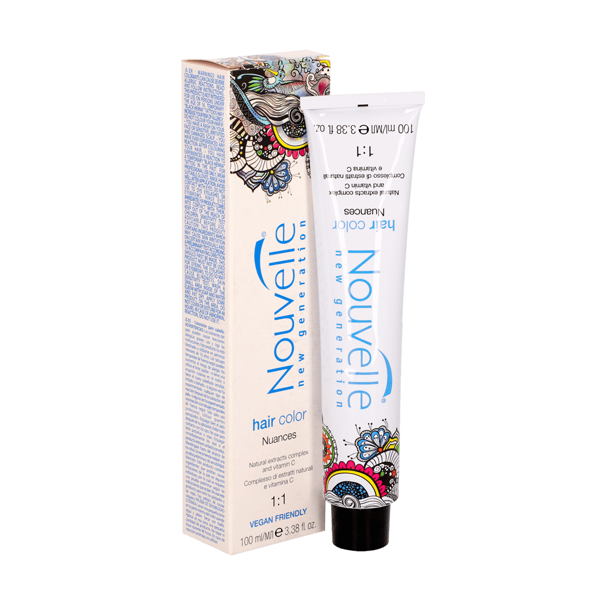 Tinte Para El Cabello Nouvelle 8 Rubio Claro 100 ML Tinte Para El Cabello Nouvelle 8 Rubio Claro 100 ML