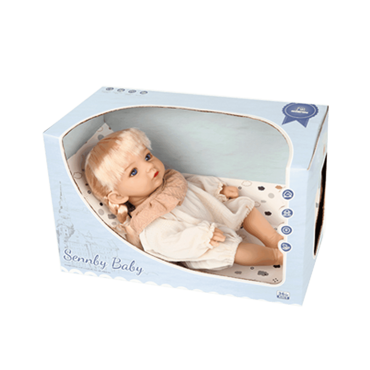 Muñeca Minene Reborn Sennby Baby R/222M 12" Muñeca Minene Reborn Sennby Baby R/222M 12"