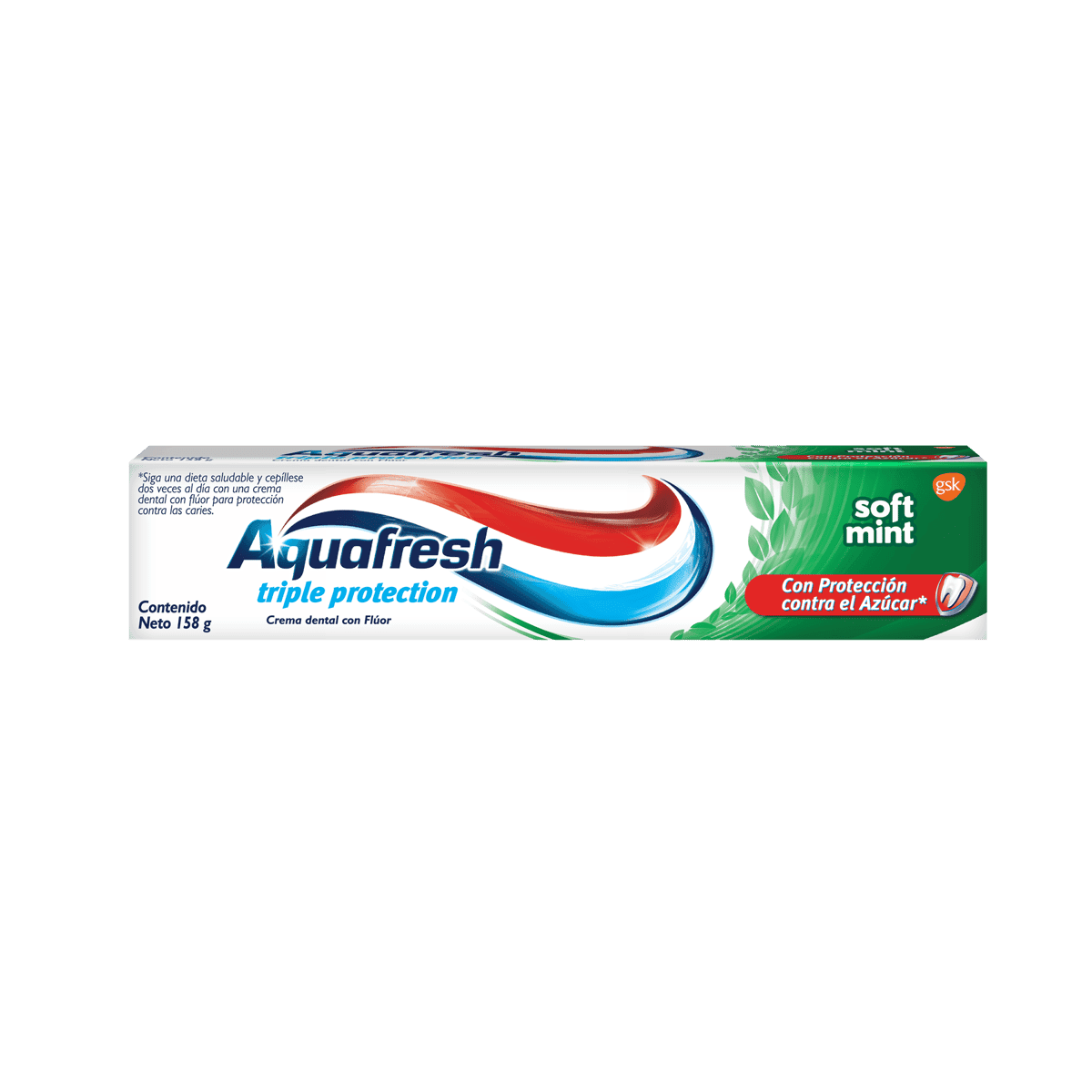 Pasta Dental Aquafresh Triple Protección Sabor a Menta 158g Pasta Dental Aquafresh Triple Protección Sabor a Menta 158g