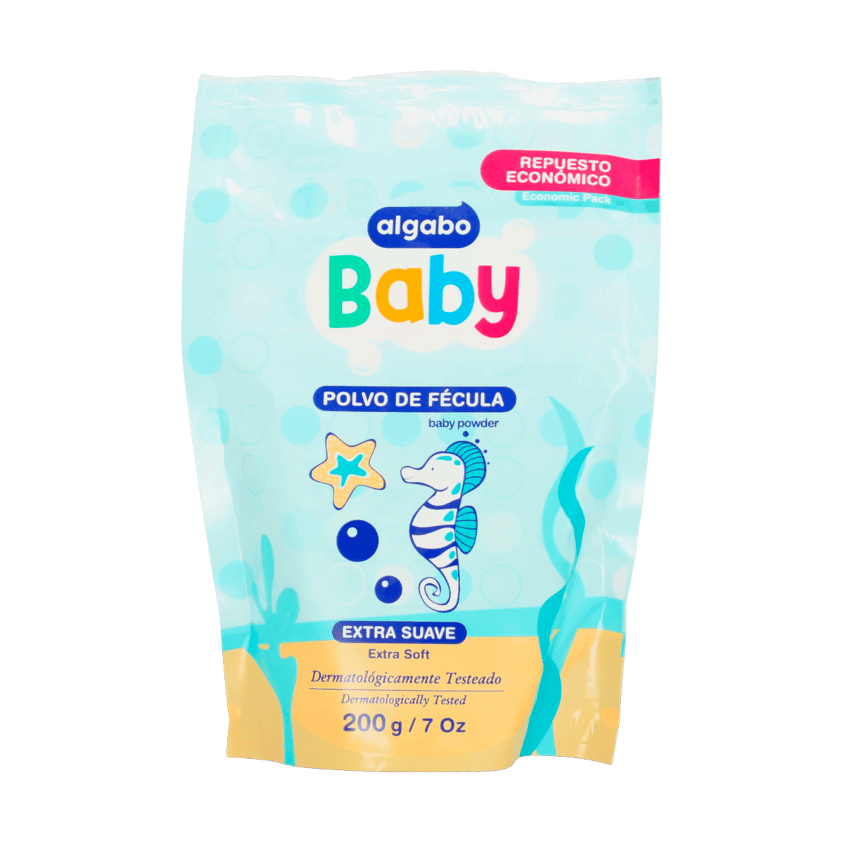 Polvo De Fécula Algabo Baby Extra Suave 200g Polvo De Fécula Algabo Baby Extra Suave 200g