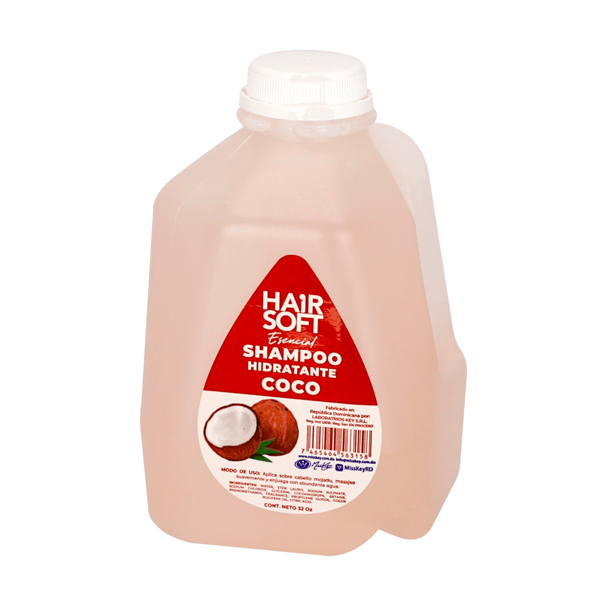 Shampoo Hair Soft Hidratante de Coco 32 Oz Shampoo Hair Soft Hidratante de Coco 32 Oz