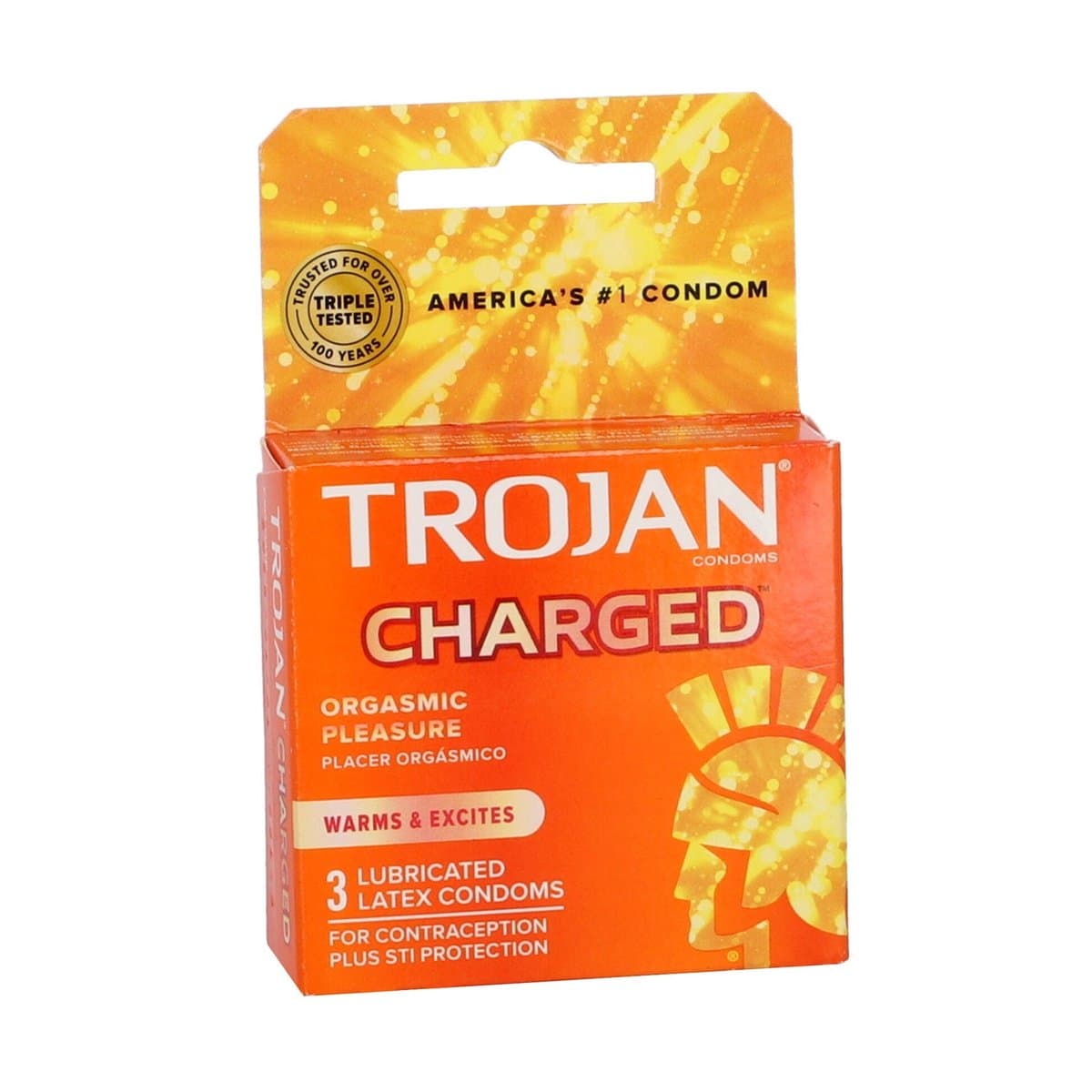 Preservativos Trojan Charged 3 Unidad Preservativos Trojan Charged 3 Unidad