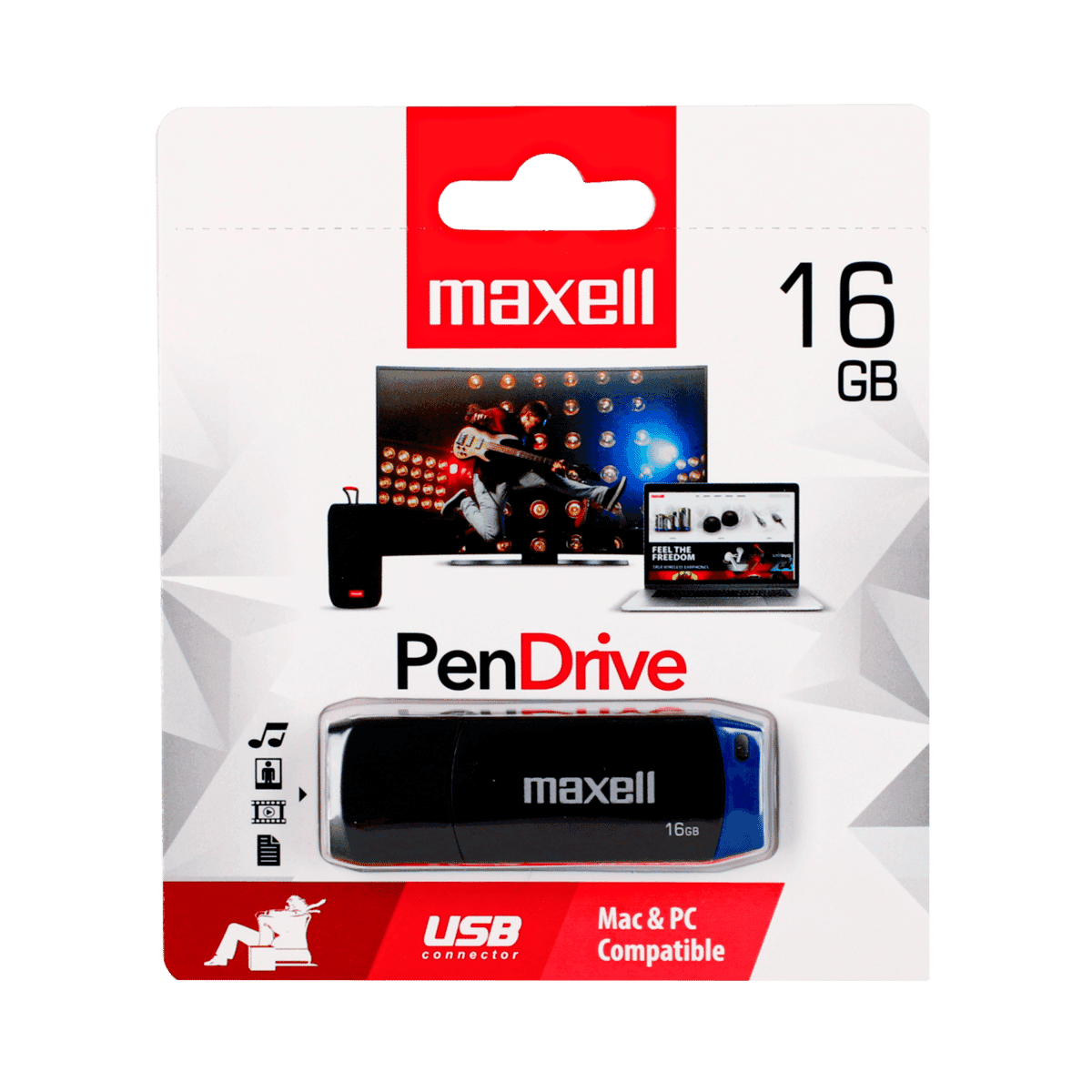 Memoria USB Maxell 16GB Memoria USB Maxell 16GB