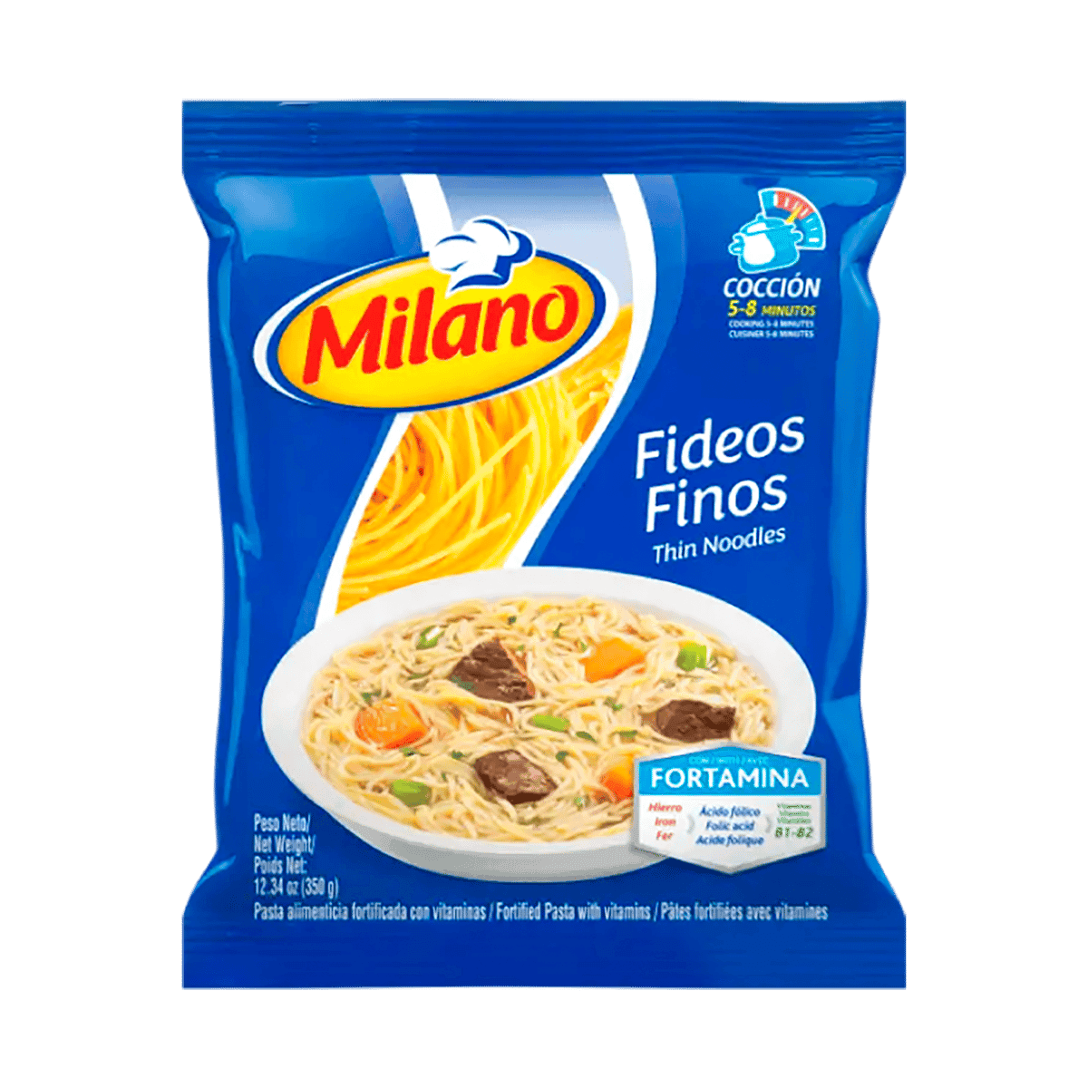 Fideos Finos Milano 350gr Fideos Finos Milano 350gr