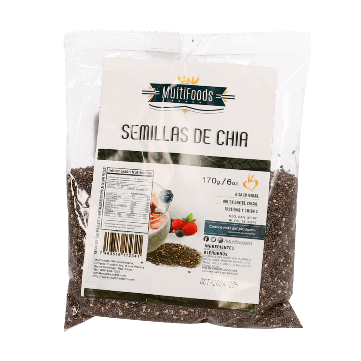 Multif Semilla De Chia 24170gr Multif Semilla De Chia 24170gr