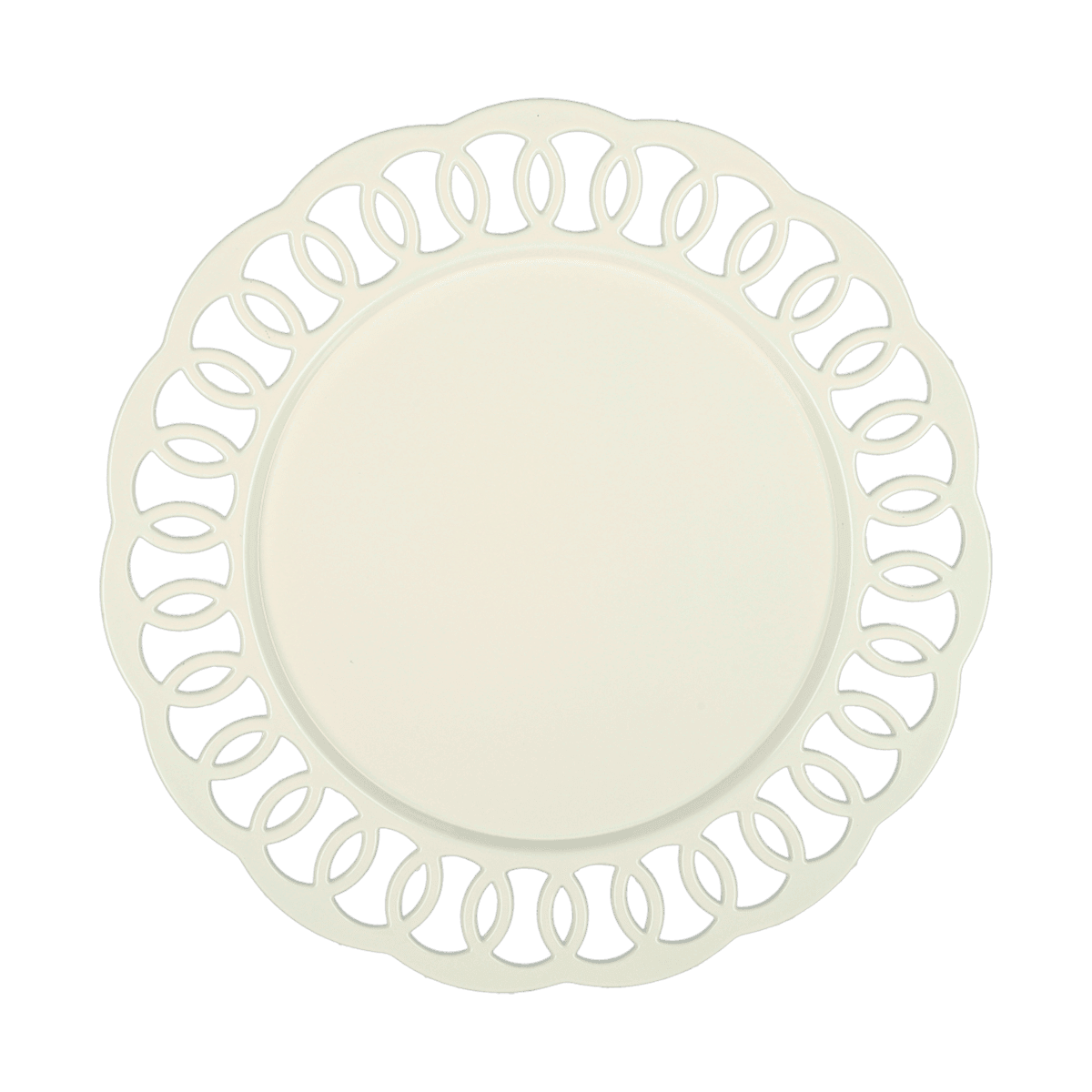 Plato Base Crema 35x35x35 Plato Base Crema 35x35x35