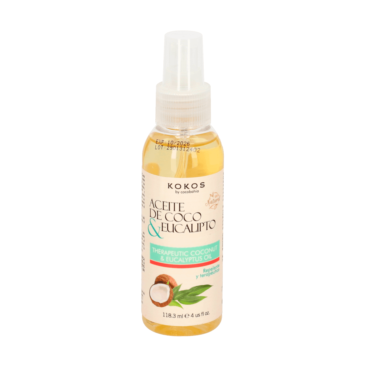 Aceite Estético Cocobahia de Coco & Eucalipto 4oz Aceite Estético Cocobahia de Coco & Eucalipto 4oz
