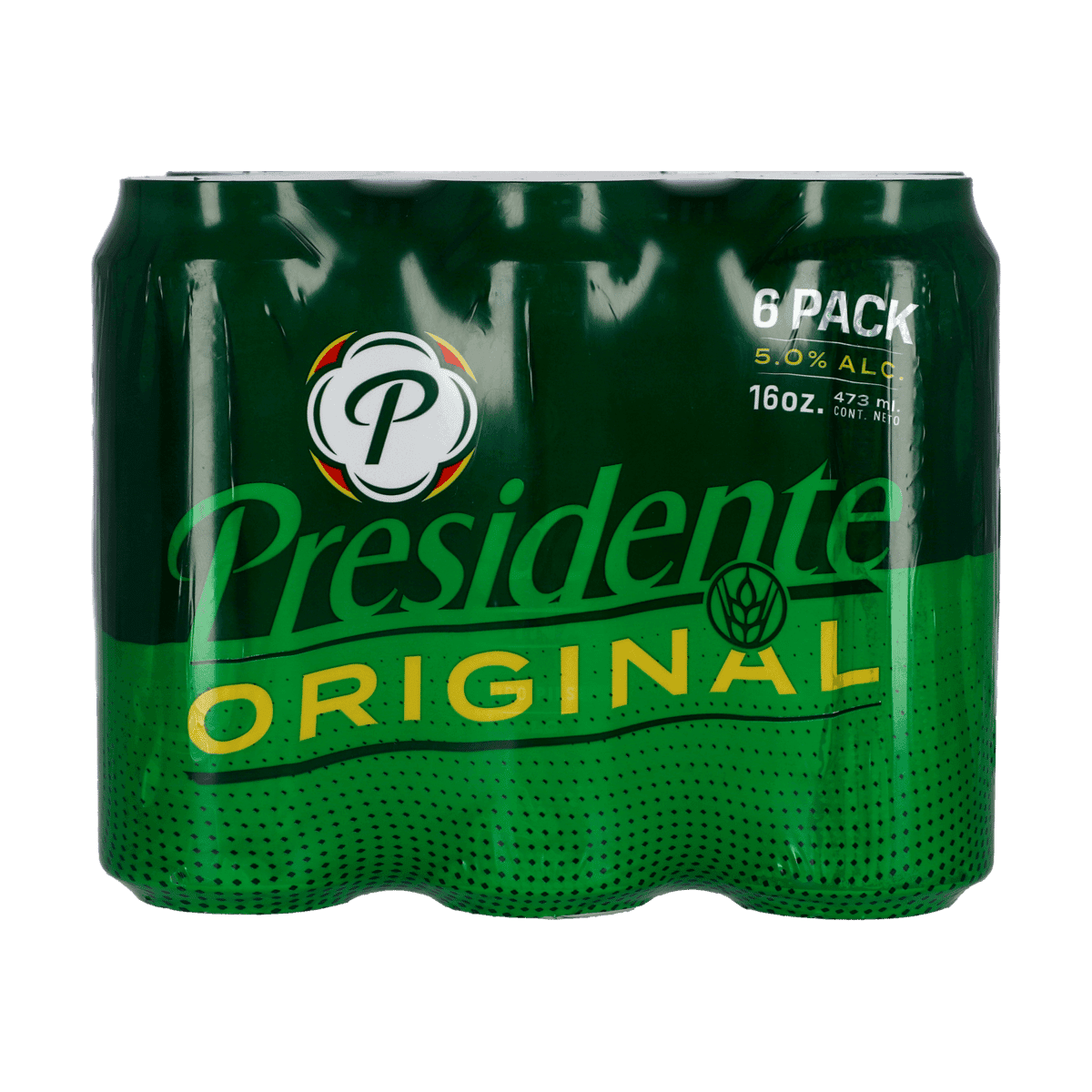 Cerveza Presidente Original de Lata 16 Oz Pack de 6 Cerveza Presidente Original de Lata 16 Oz Pack de 6
