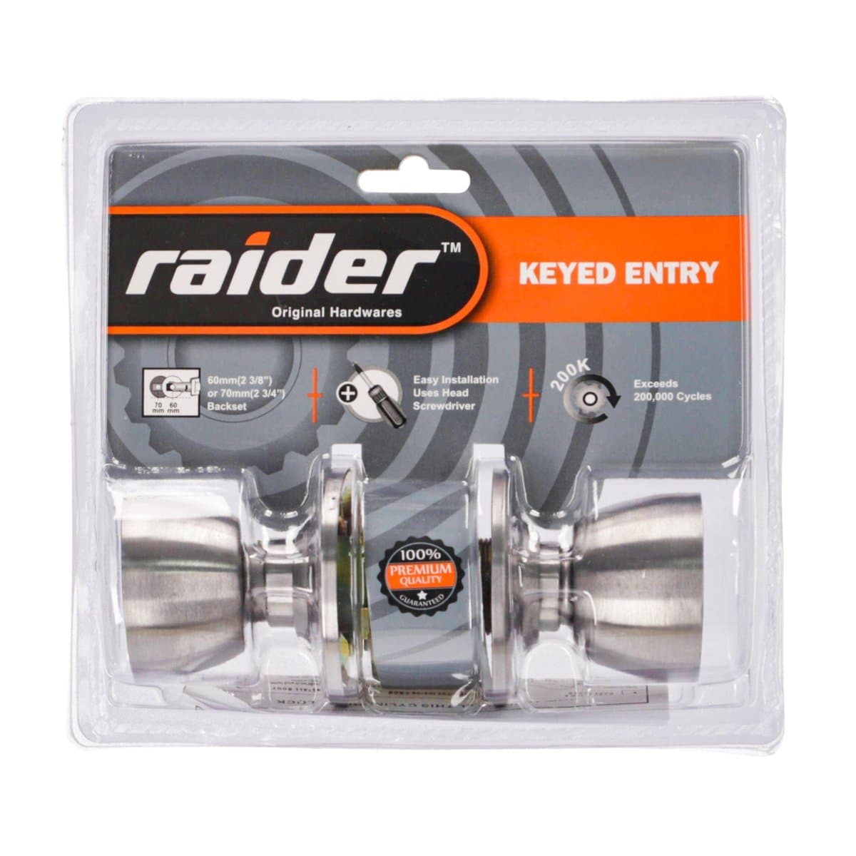 Cerradura Raider Keyed Entry R/3201SS-ET Cerradura Raider Keyed Entry R/3201SS-ET
