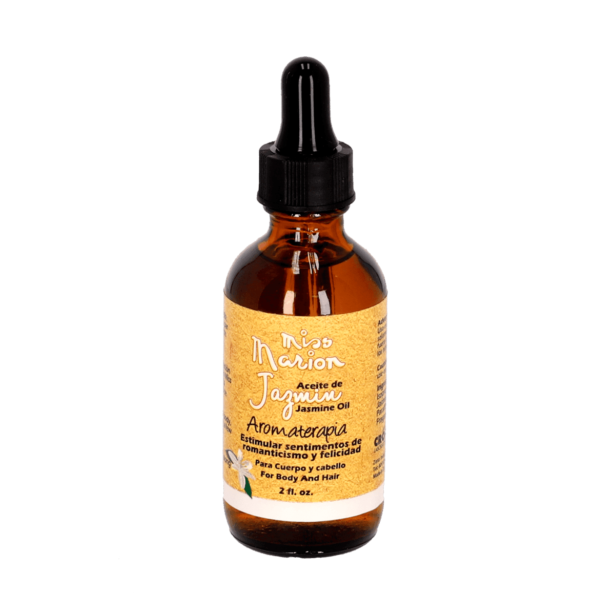 Aceite Jazmin Miss Marion Aromaterapia 2 Oz Aceite Jazmin Miss Marion Aromaterapia 2 Oz