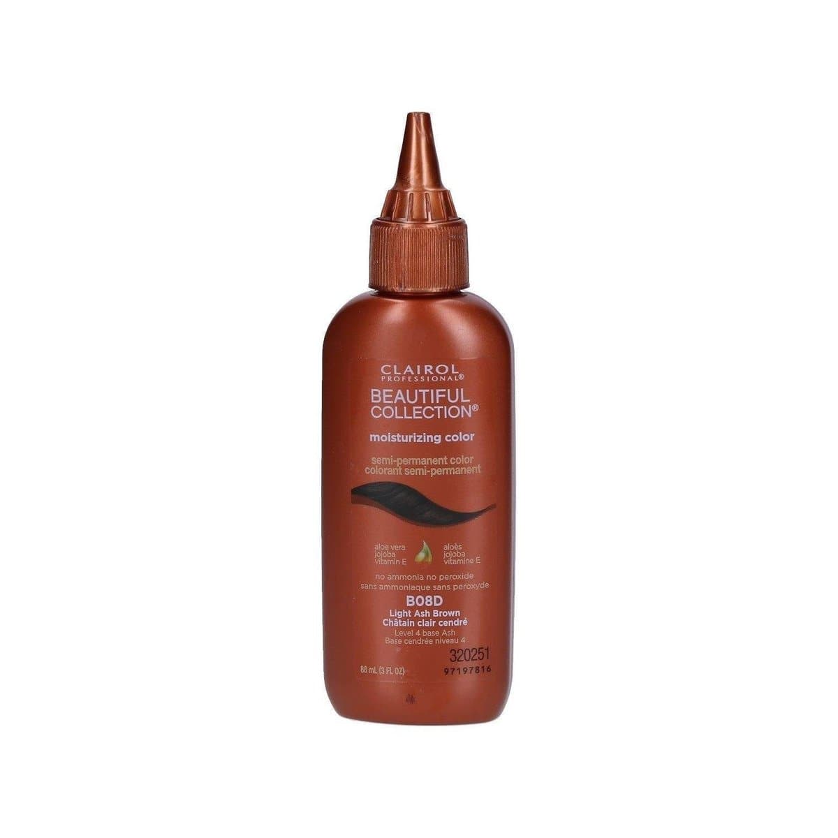 Tinte Semi Permanente Clairol Beautiful Collection B08D Light Ash Brown 88ml Tinte Semi Permanente Clairol Beautiful Collection B08D Light Ash Brown 88ml