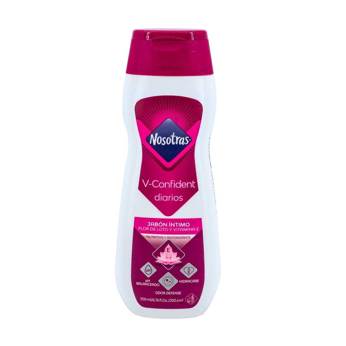 Jabón Intimo Flor De Loto y Vitamina E Nosotras 200ml Jabón Intimo Flor De Loto y Vitamina E Nosotras 200ml