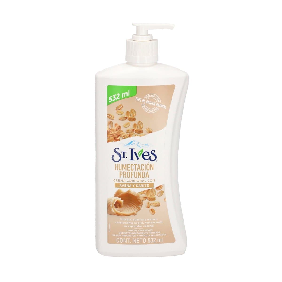Crema Corporal con Avena y Karite St Ives 532 ml Crema Corporal con Avena y Karite St Ives 532 ml