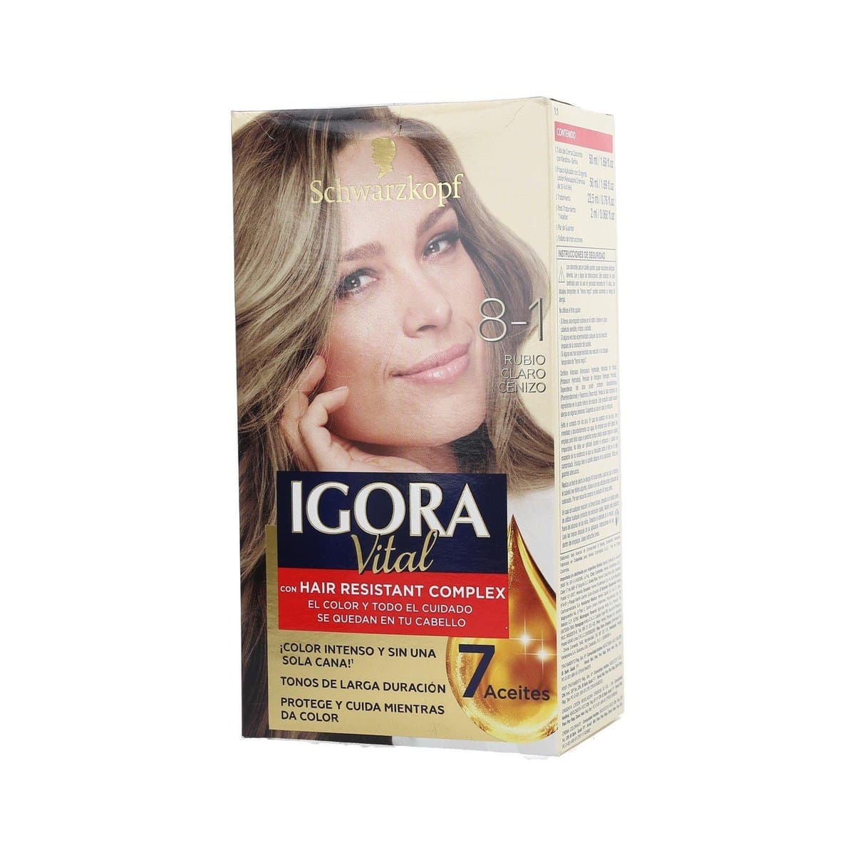 Tinte Igora Vital Rubio Claro Cenizo 81 Tinte Igora Vital Rubio Claro Cenizo 81