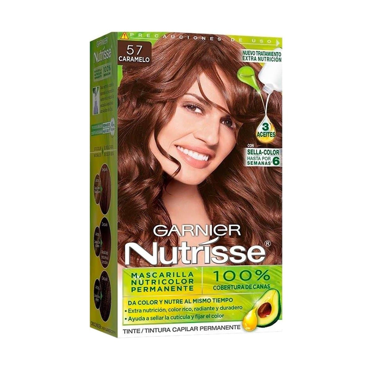 Tinte Garnier Nutrisse Caramelo 57 Tinte Garnier Nutrisse Caramelo 57
