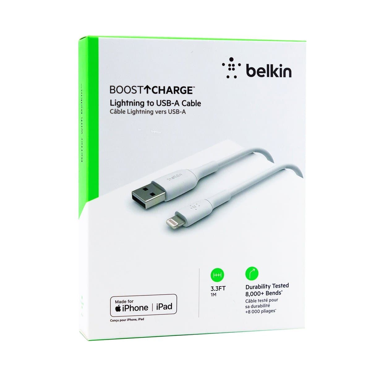 Cable Belkin Lightning To USB-A 1m Cable Belkin Lightning To USB-A 1m