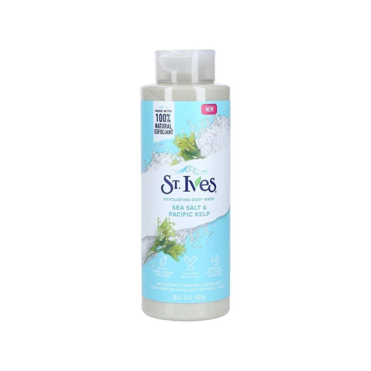 Gel De Baño Exfoliante St. Ives Sal Marina y Algas Del Pacífico 16oz Gel De Baño Exfoliante St. Ives Sal Marina y Algas Del Pacífico 16oz