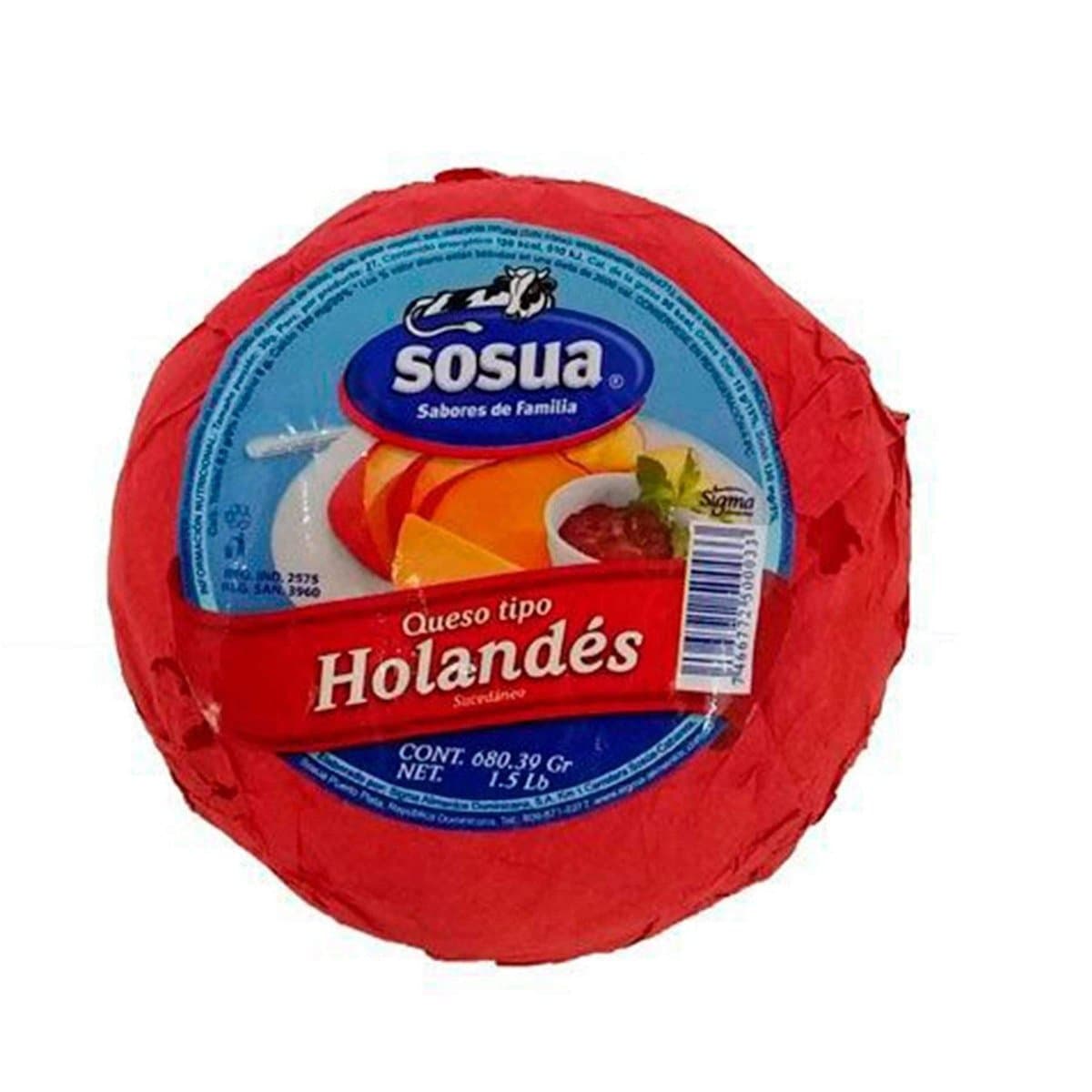 Queso Tipo Holandés Sosua Por Libras Queso Tipo Holandés Sosua Por Libras