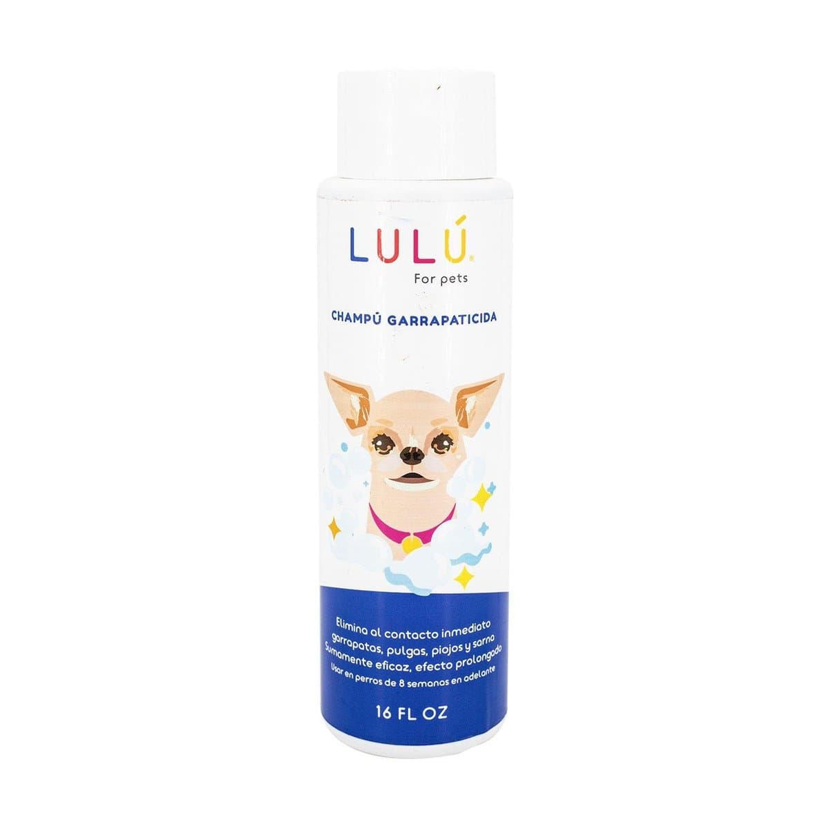 Champú Garrapaticida Lulu Para Mascotas 16 Oz Champú Garrapaticida Lulu Para Mascotas 16 Oz