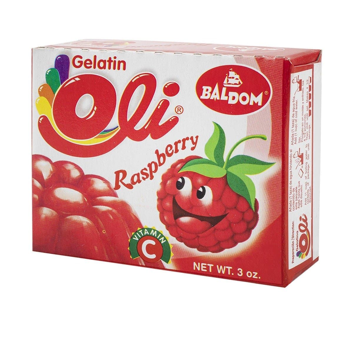 Gelatina Oli Sabor Frambuesa 3 Oz Gelatina Oli Sabor Frambuesa 3 Oz