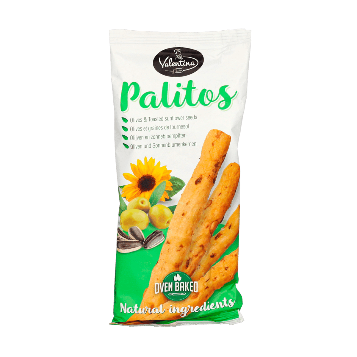 Palitos Valentina Aceite De Oliva Y Semilla De Girasol 60gr Palitos Valentina Aceite De Oliva Y Semilla De Girasol 60gr