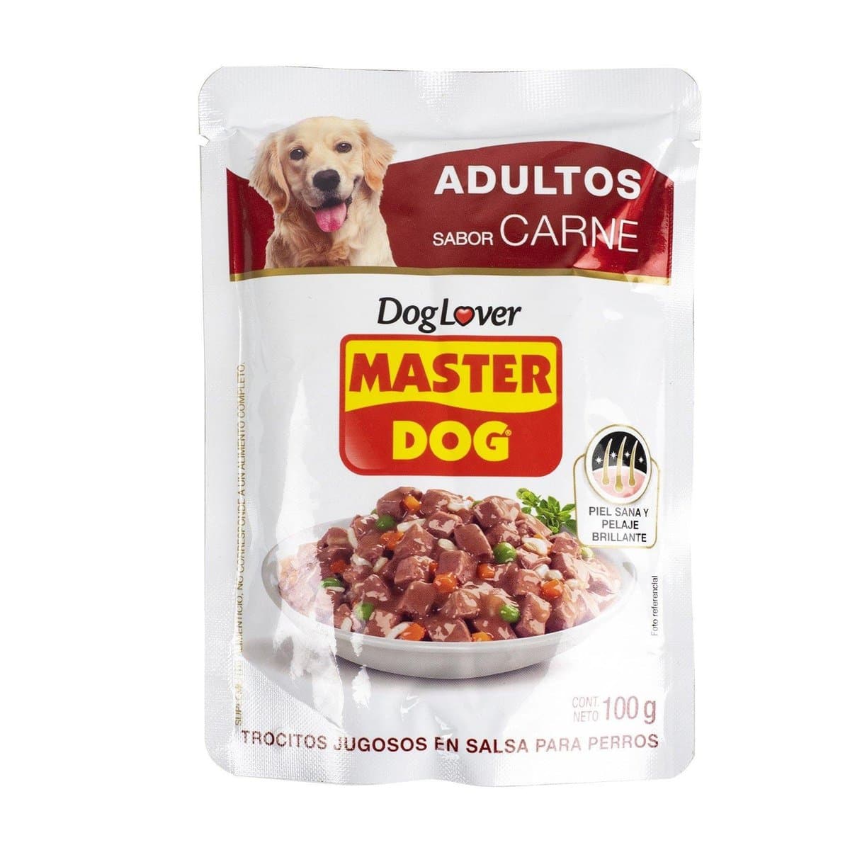 Trocitos Jugosos En Salsa Para Perros Master Dog Adultos 100 g Trocitos Jugosos En Salsa Para Perros Master Dog Adultos 100 g