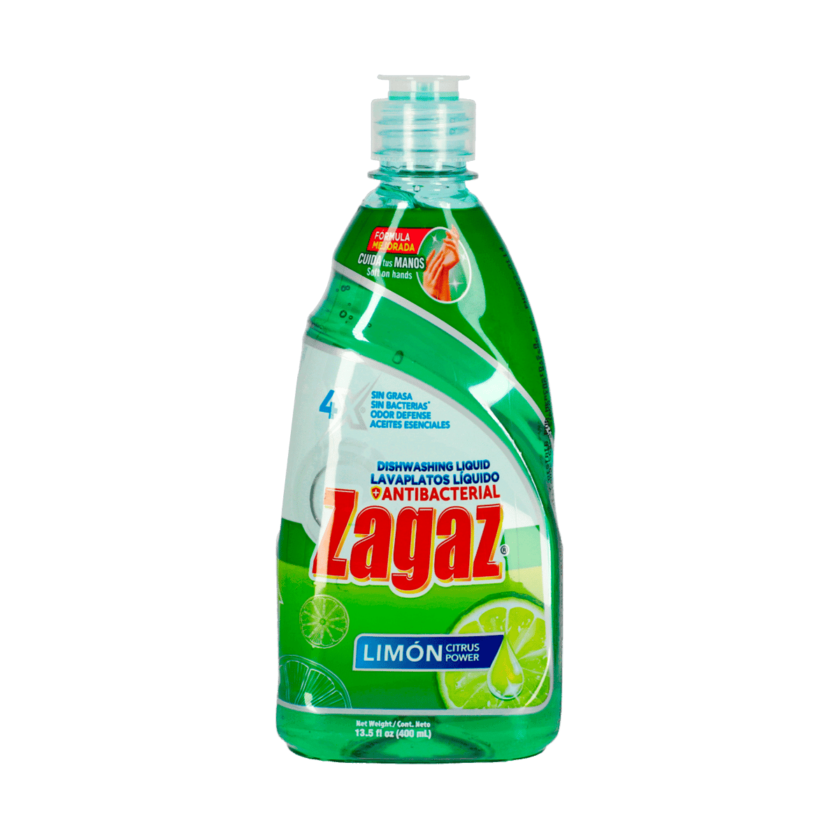 Lavaplatos Líquido Zagaz Limón 12 × 400 ml Lavaplatos Líquido Zagaz Limón 12 × 400 ml