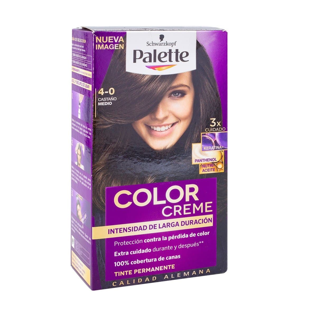 Tinte Schwarzkopf Palette Castaño Medio 4-0 Tinte Schwarzkopf Palette Castaño Medio 4-0