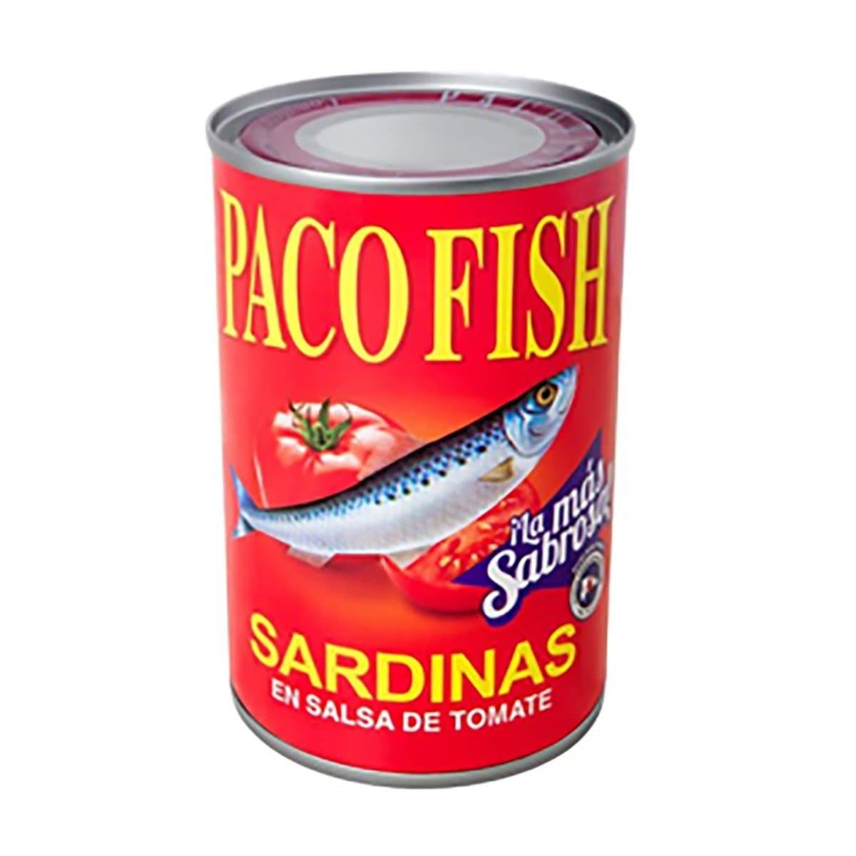 Sardinas Paco Fish En Salsa De Tomate 425 g Sardinas Paco Fish En Salsa De Tomate 425 g