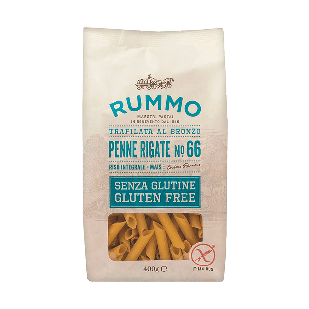 Pasta Rummo Penne Rigate N.66 Sin Gluten 400g Pasta Rummo Penne Rigate N.66 Sin Gluten 400g