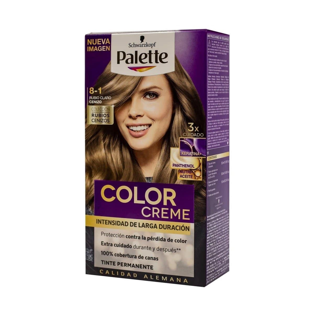 Tinte Palette Color Creme Rubio Claro Cenizo 8-1 Tinte Palette Color Creme Rubio Claro Cenizo 8-1