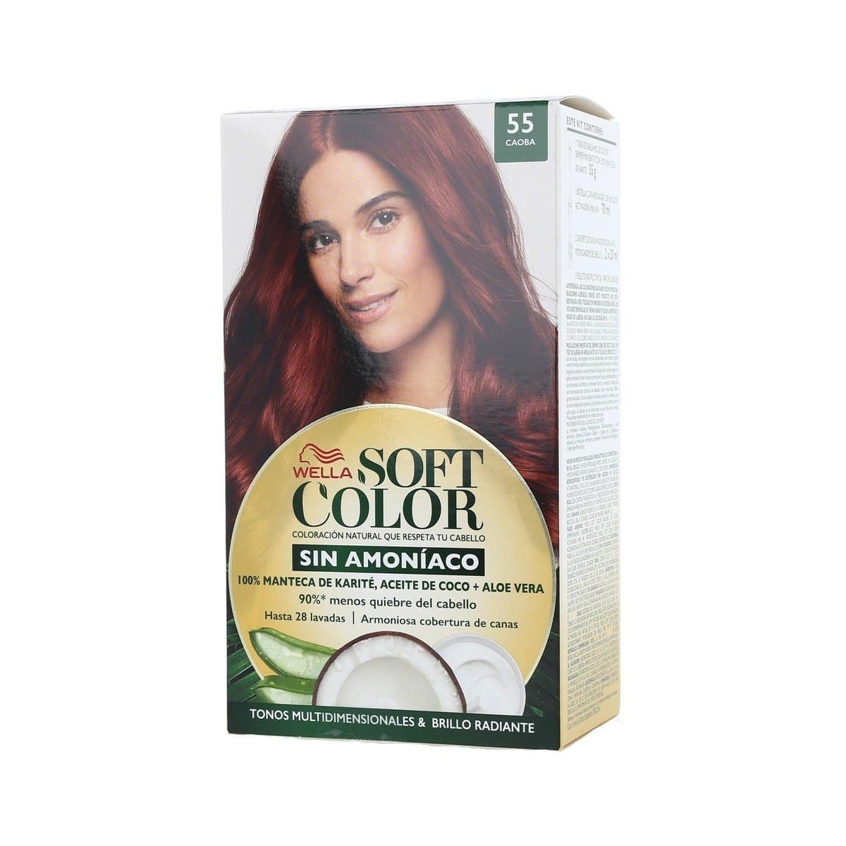 Tinte Sin Amoniaco Soft Color Caoba 55 Tinte Sin Amoniaco Soft Color Caoba 55