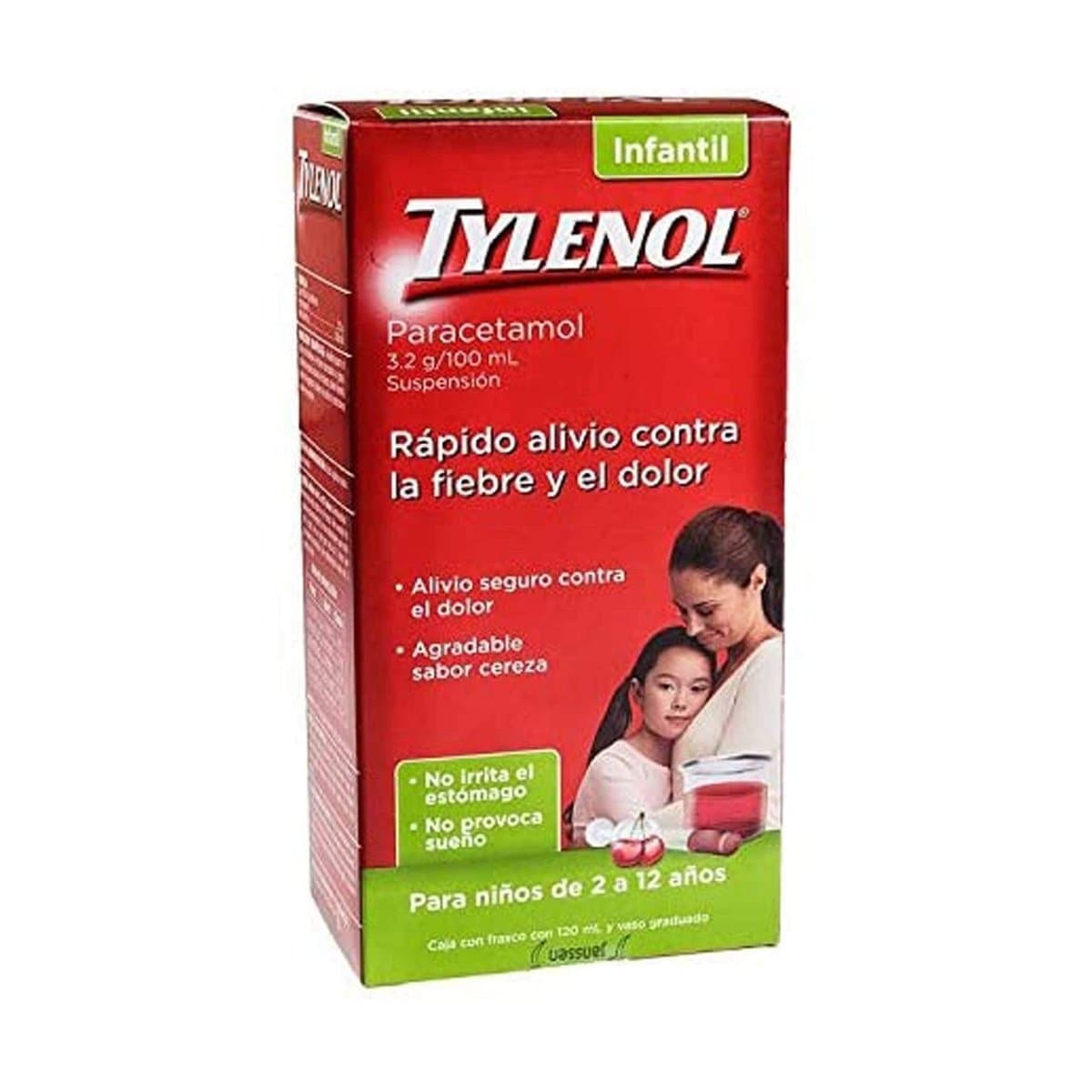 Suspención Infantil Tylenol Cereza 120mL Suspención Infantil Tylenol Cereza 120mL