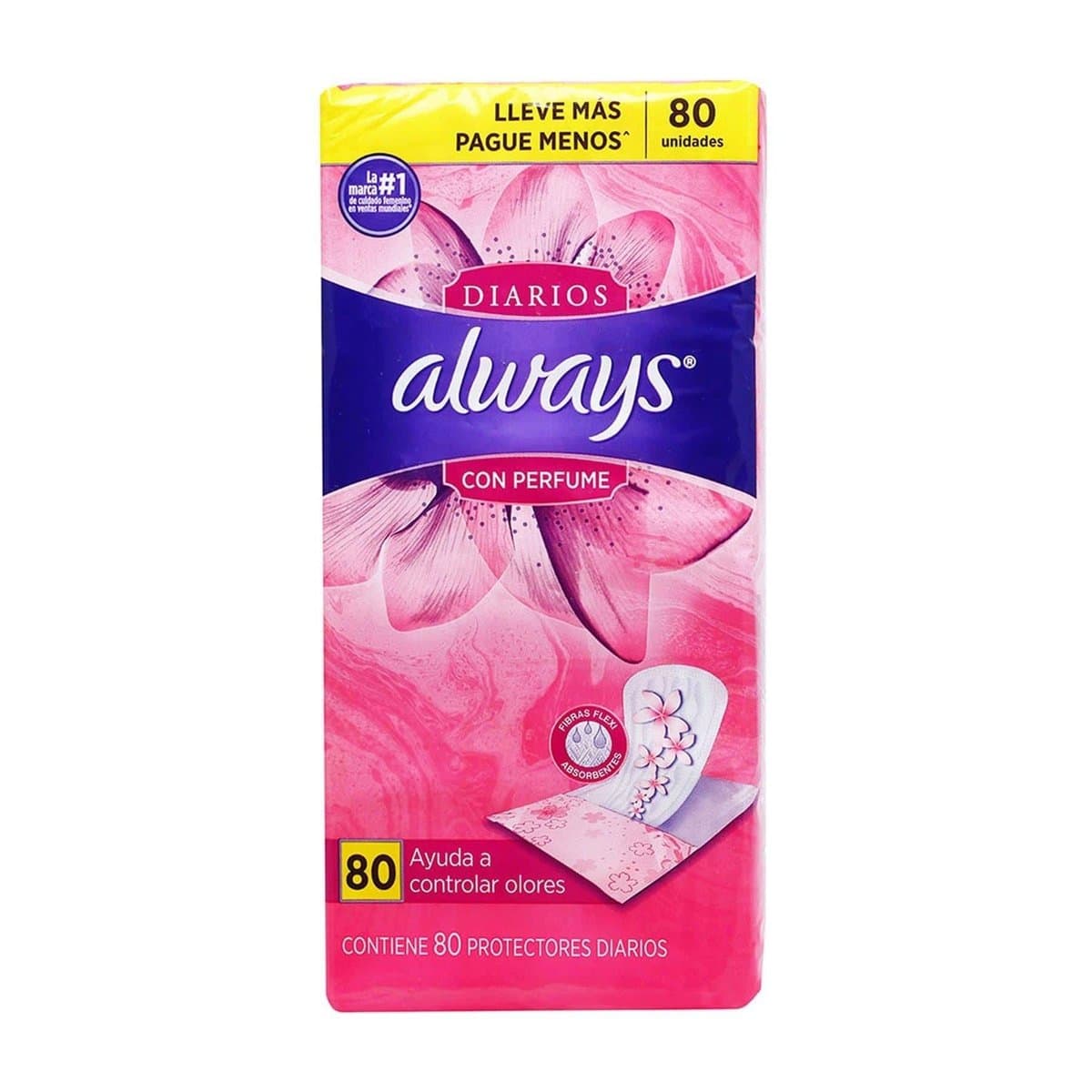 Protectores Diarios Always Suave 80 Unidades Protectores Diarios Always Suave 80 Unidades