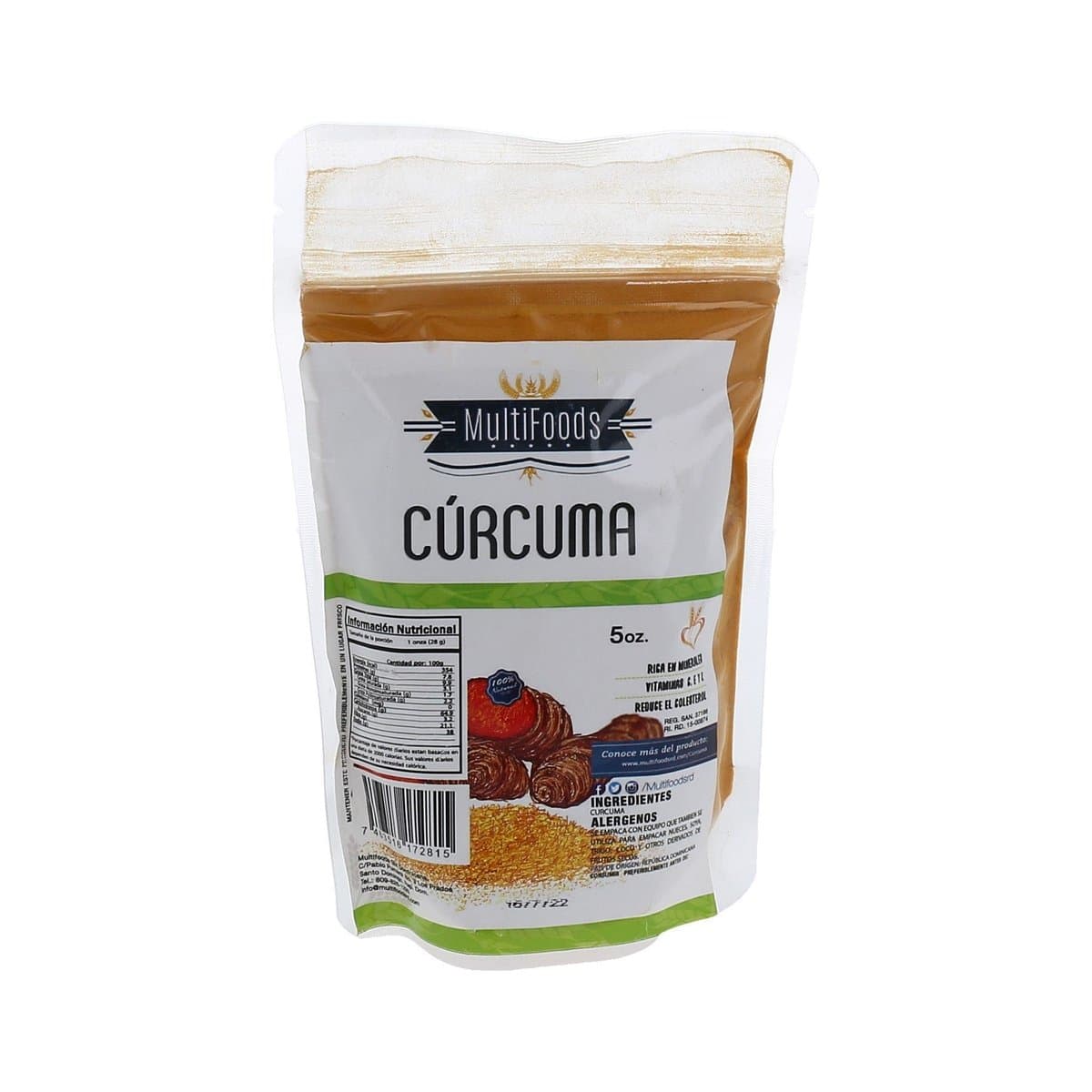 Cúrcuma Multifoods 5 Oz Cúrcuma Multifoods 5 Oz